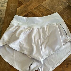 Outdoor Voices Light Gray Athletic Shorts